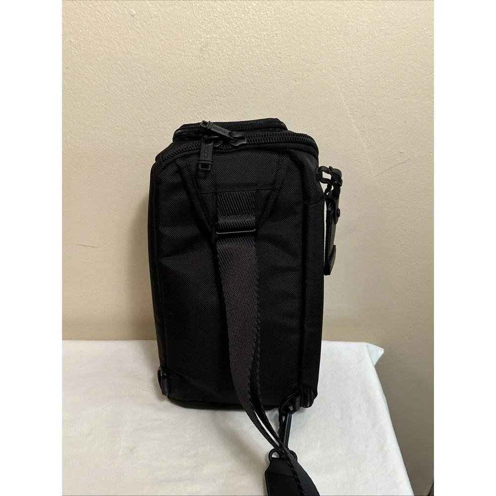 Tumi Alpha Bravo Kelley Chest Sling Bag Black Ballistic Nylon 232399D